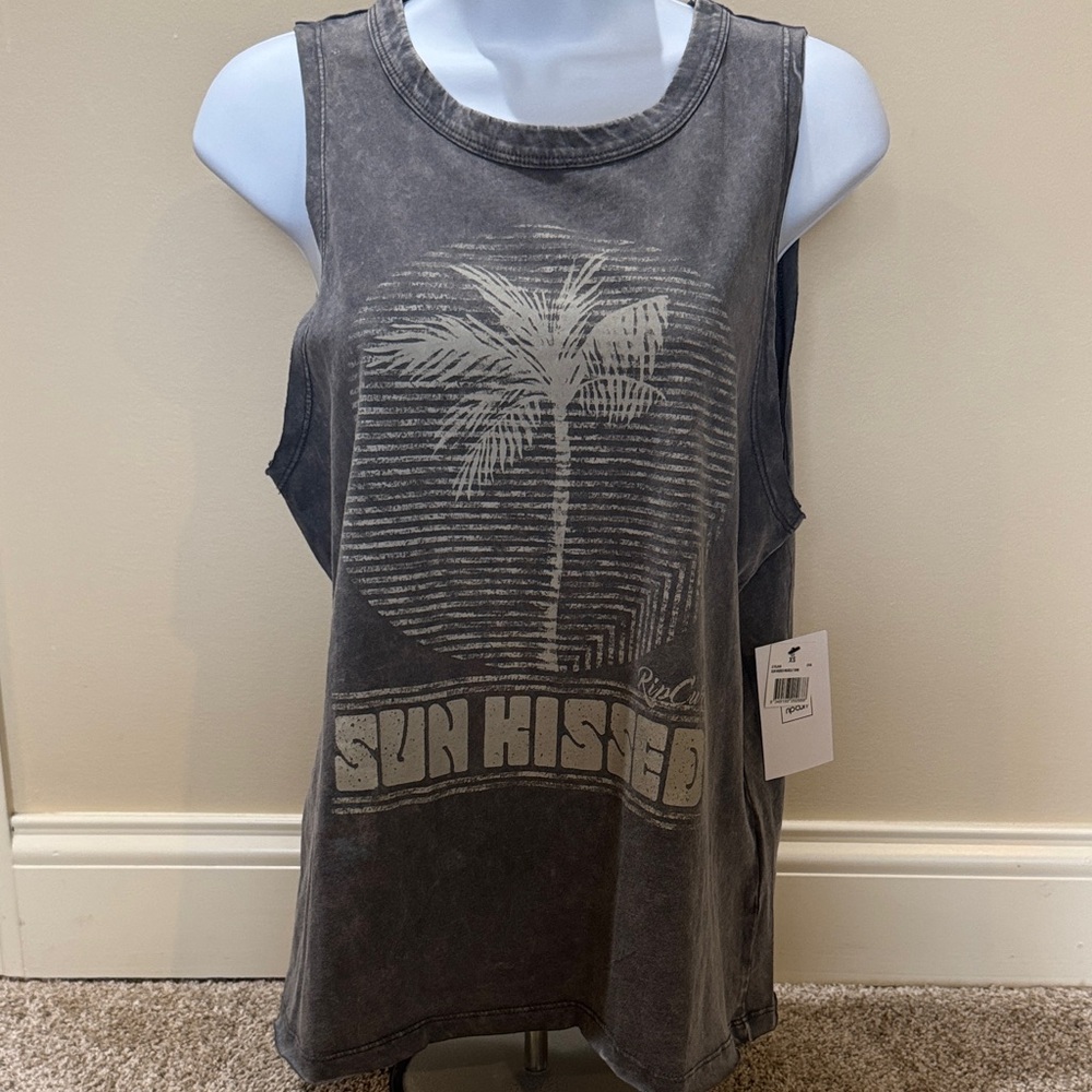 Rip Curl Charcoal Sleeveless Tee